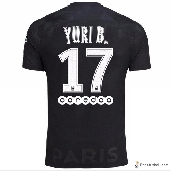 Camiseta Paris Saint Germain Replica Tercera Ropa Yuri B. 2017/18